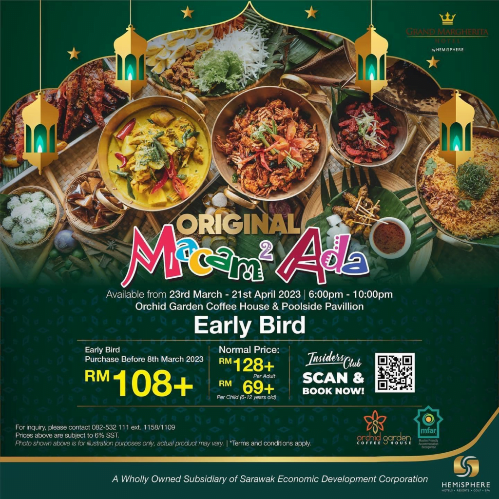 Kini Buka Tempahan, Ini Adalah Senarai 5 Tempat Yang Tawarkan Tempat Berbuka Buffet Di Kuching