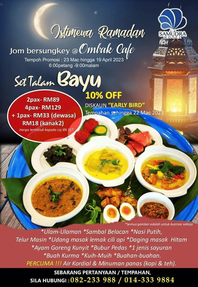 [PART 2] Tempah Awal, Ini Adalah Senarai 7 Tempat Tawarkan Tempat Berbuka Bawah RM100 Di Kuching