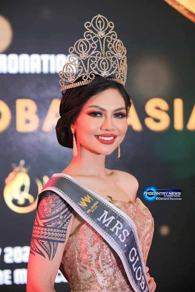 Digelar Ratu Borneo, Kimi Tomas Anak Sarawak Pertama Dinobat 'Mrs Global Asian'
