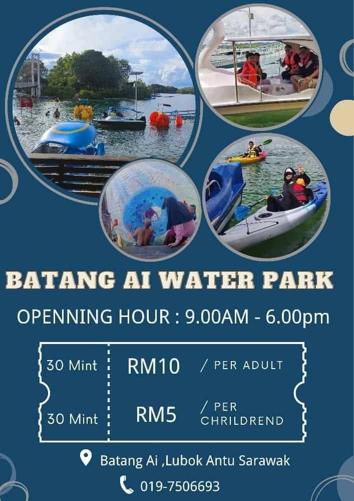 Batang Ai Waterpark Antara Tarikan Awesome Terbaru Di Sri Aman Yang Patut Anda Cuba
