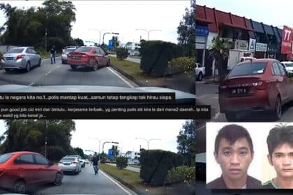 Aksi 'Hollywood' Suspek Kes Samun Sempat Dirakam Dashcam, Netizen Puji Tindakan IPD Miri