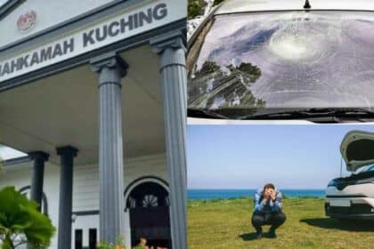 Angkara Tidak Puas Hati, Lelaki Sanggup 'Musnahkan' Kereta Rakan Di Kuching
