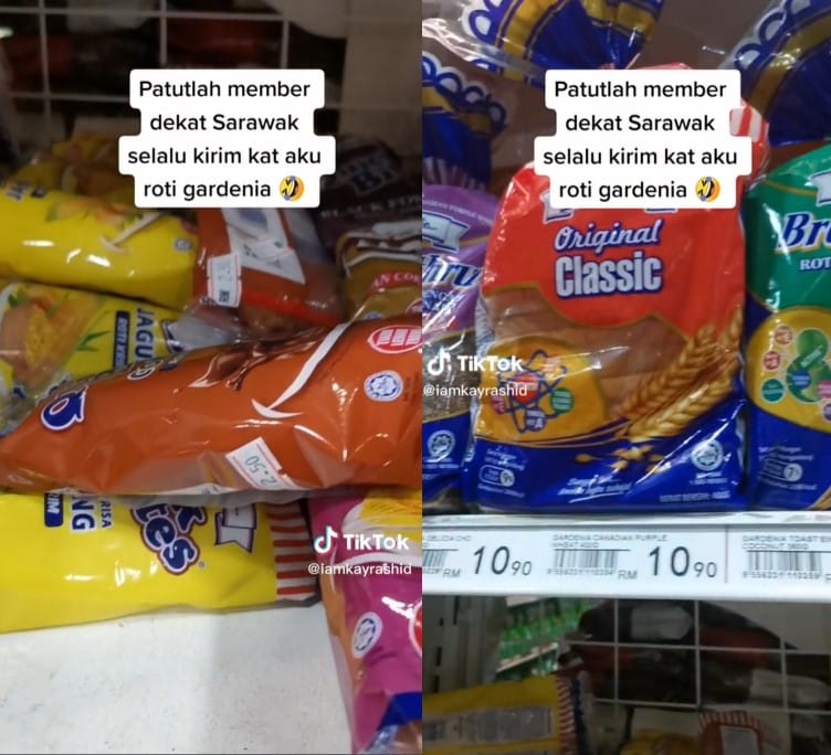 'Baru Aku Nampak Roti Gardenia Harga Kayangan', Wanita Ini Terkejut Lihat Harganya Di Sarawak