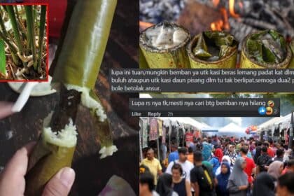 Beli Lemang Malah Dapat Ekstra 'Bahan', Wanita Luah Rasa Kesal Terhadap Penjual Di Bazar Serian