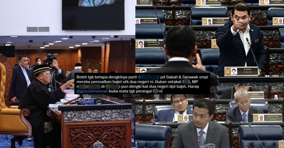Debat Bajet Setiap Negeri, MP Persoal Sabah Sarawak Dapat Paling Banyak Peruntukan