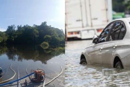 Dipaksa Guna Laluan Lain, Warga Bau Resah Jalan Utama Ke Kampung 'Tenggelam' Lebih 10 Hari