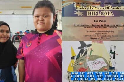 Duo 'Berkeperluan Khas' Dari Sabah Rangkul Gelaran Juara Storytelling Di Australia
