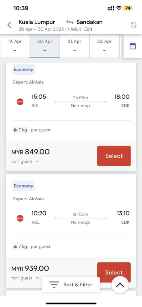 Dah Macam Pergi Oversea, Netizen Merungut Tiket 'One Way' Ke Sabah Sarawak Cecah Ribuan Ringgit