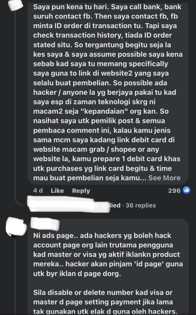 Wanita Sabah Ini Dakwa Wang Berjumlah RM300 Lesap Secara Senyap Untuk Iklan Facebook