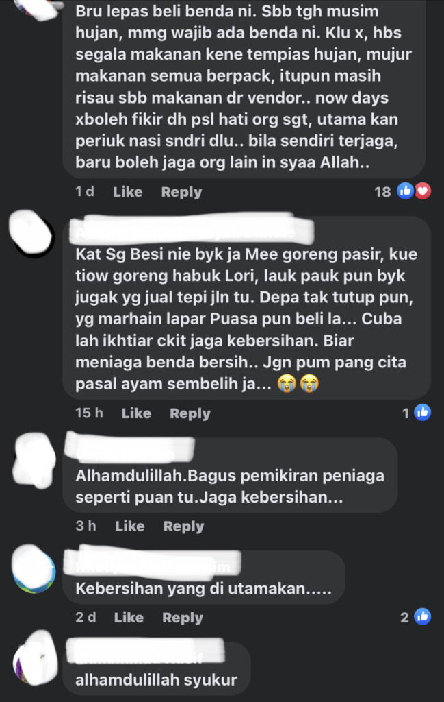 Balut Kanopi Untuk Berniaga, Tak Masuk Habuk