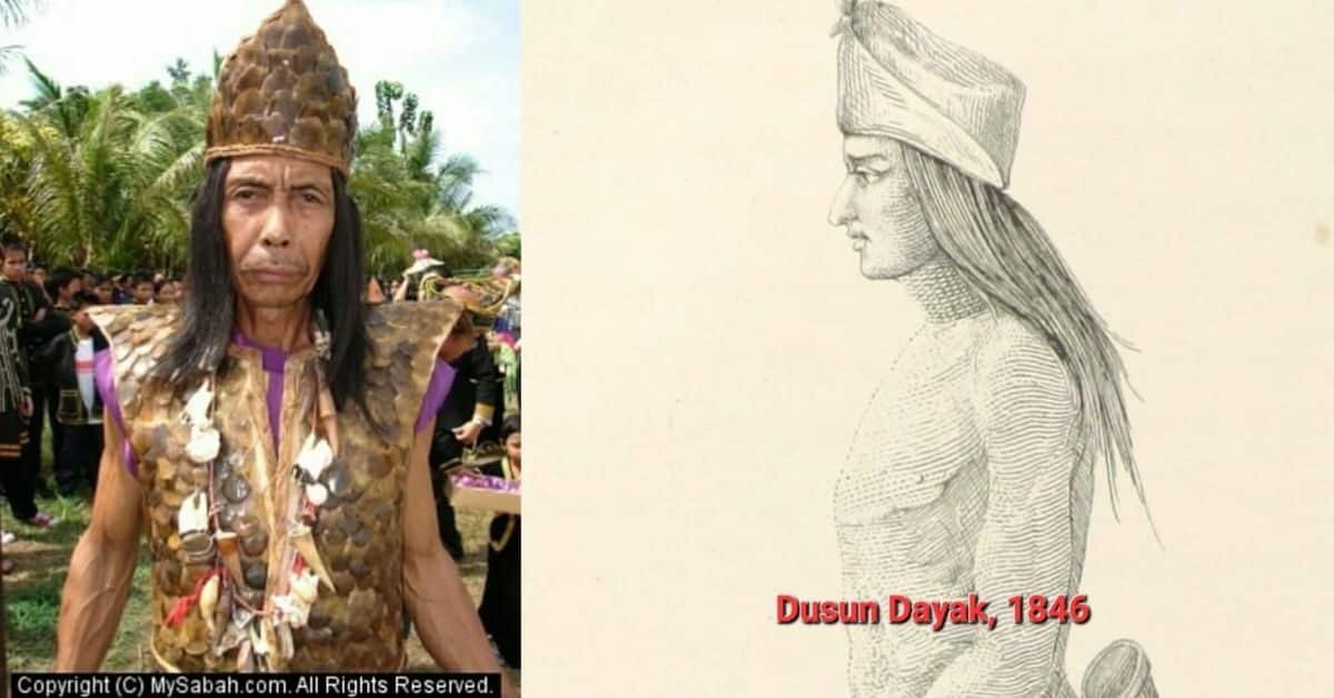Lakaran 'Dusun Dayak' Tarik Perhatian, Individu Ini Kongsi Kisah Disebalik Lukisan Ini