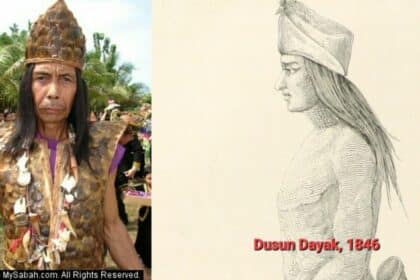 Lakaran 'Dusun Dayak' Tarik Perhatian, Individu Ini Kongsi Kisah Disebalik Lukisan Ini