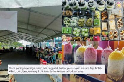 Lambakan Bazar Di Kuching, Peniaga PCC Demak Sedih Bazar 'Hambar' Tanpa Pengunjung