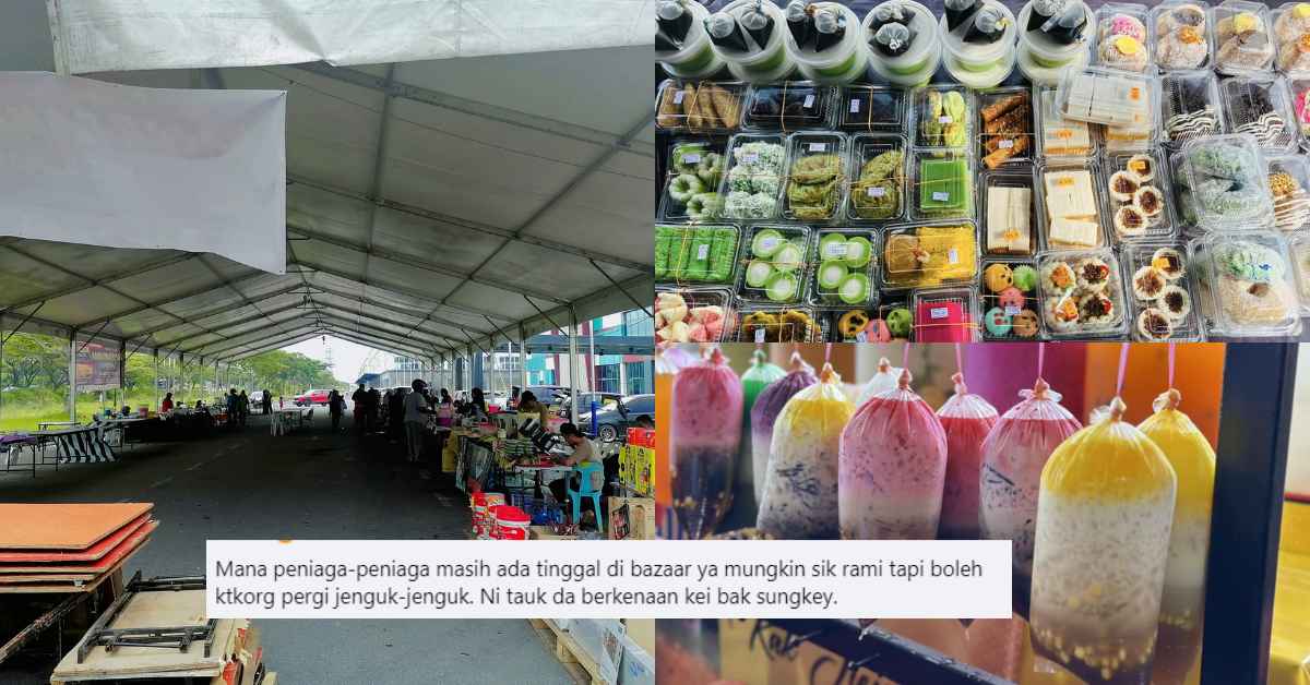 Lambakan Bazar Di Kuching, Peniaga PCC Demak Sedih Bazar 'Hambar' Tanpa