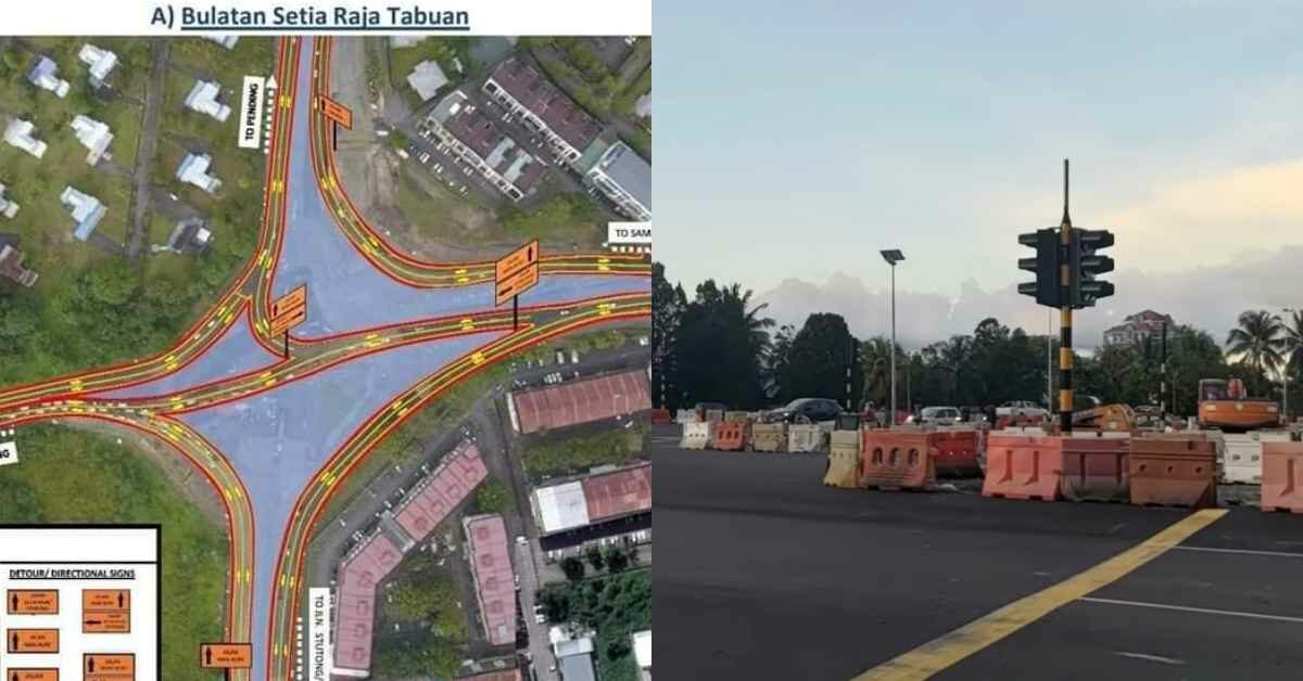Lampu Isyarat Di Bulatan Stutong Kini Beroperasi Bermula Hari Ini