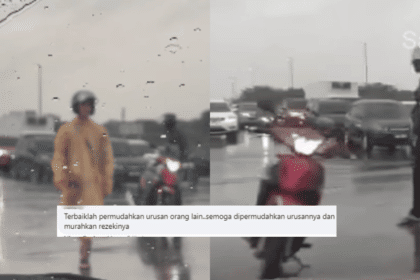 Lampu Isyarat Rosak, Netizen Puji Orang Awam Bantu Kawal Lalu Lintas Di Jalan Tol Kuching
