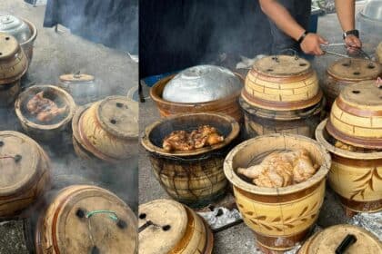 Masak Ayam Dalam Pasu, Hidangan Ini Tarik Perhatian Ramai Di Bazaar Desa Ilmu Samarahan