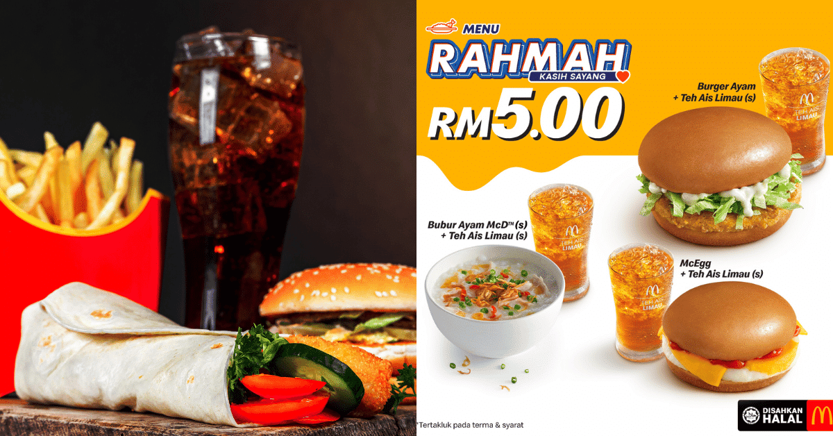 McDonald's Lancar Tiga Menu Rahmah Bermula Hari Ini