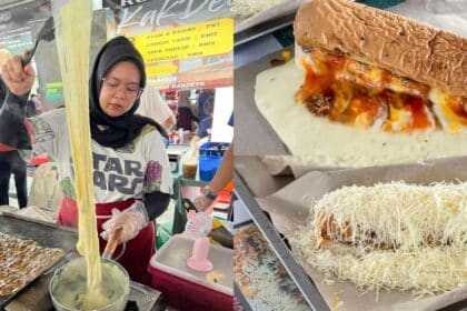 Menu Istimewa, Roti John Dengan Cheese Tarik Jadi Tarikan Di Bazar Ramadan Mydin Openg