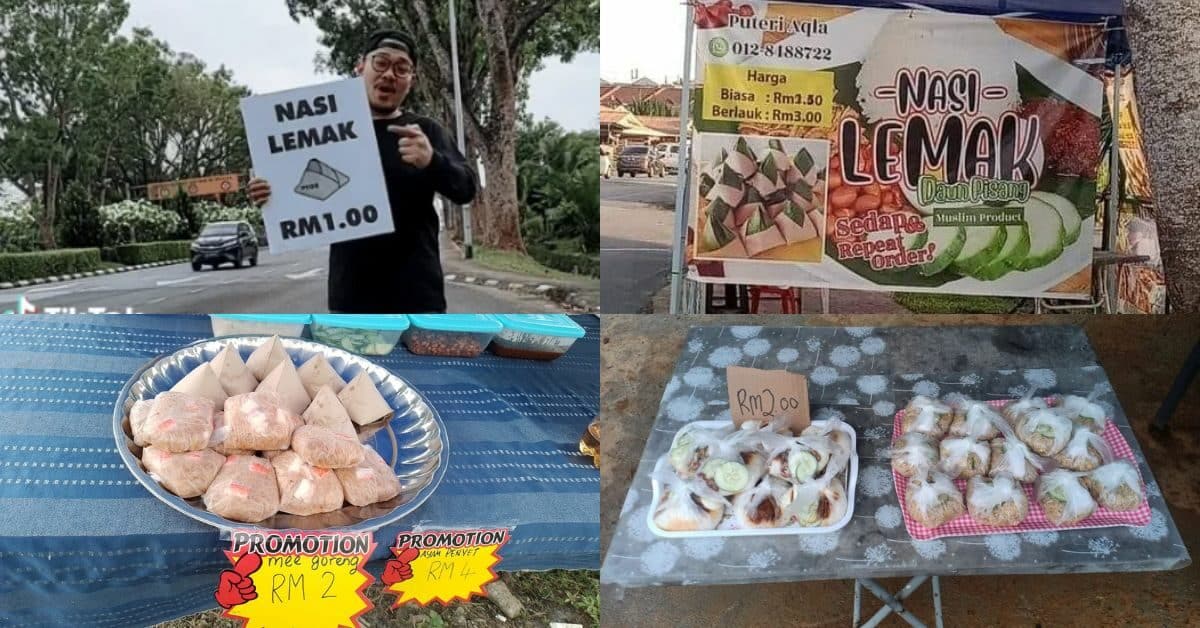 Mesra Dompet, Ini 4 Gerai Jual Nasi Lemak Kurang Daripada RM3 Di Sekitar Kuching