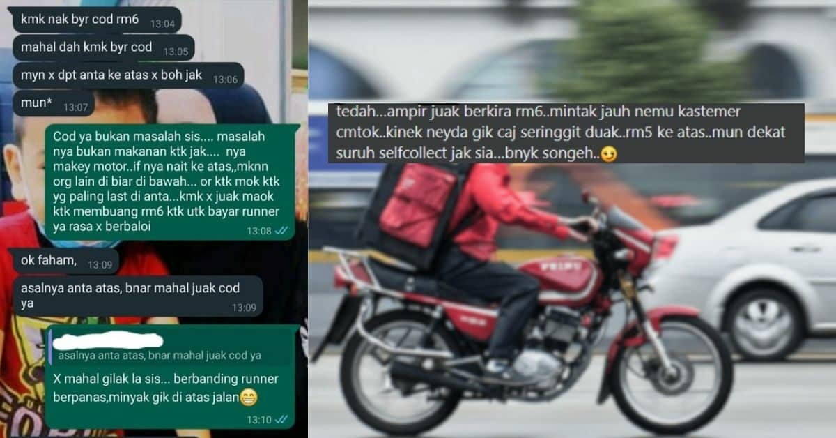 'Mun Susah Sik Boh Jak,' Wanita Di Kuching Ini Terkilan Cas COD RM6 Dikatakan Mahal