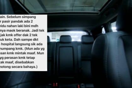 Pemandu Kongsi Tawarkan 'Ride' Untuk Pasangan Misteri Ke Hospital, Kereta Kosong Sebaik Tiba Destinasi