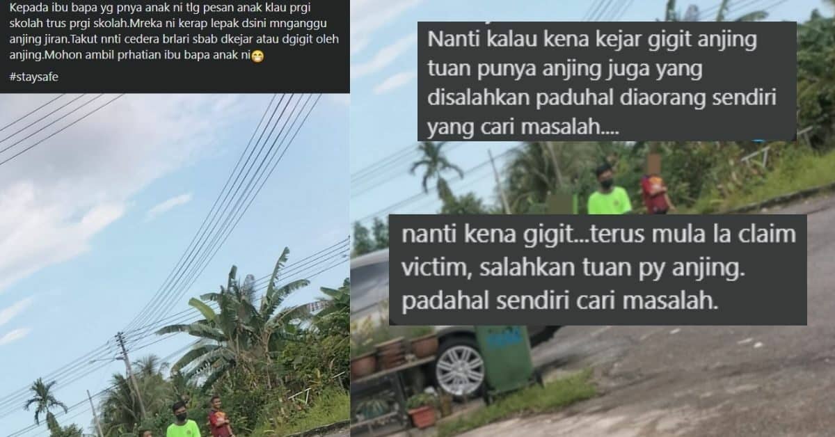 Ponteng Sekolah Untuk Lepak Dan Ganggu Anjing, Kanak-Kanak Ini Ditegur Netizen