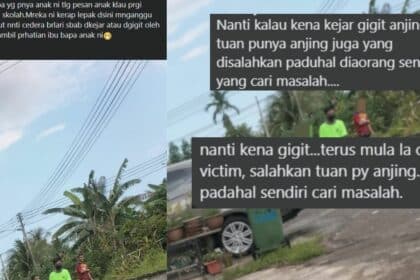 Ponteng Sekolah Untuk Lepak Dan Ganggu Anjing, Kanak-Kanak Ini Ditegur Netizen