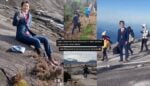 'Salah Pin Meeting Ni', Lelaki Jepun Berpakaian Lengkap Pejabat Berjaya Tawan Gunung Kinabalu