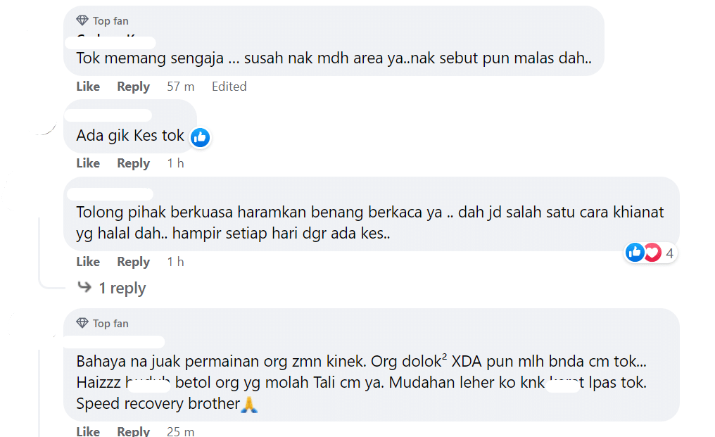 Semakin Menjadi-Jadi, Lelaki Cedera Pada Bahagian Leher Terkena Tali Gudi Di Jalan Tol Kuching