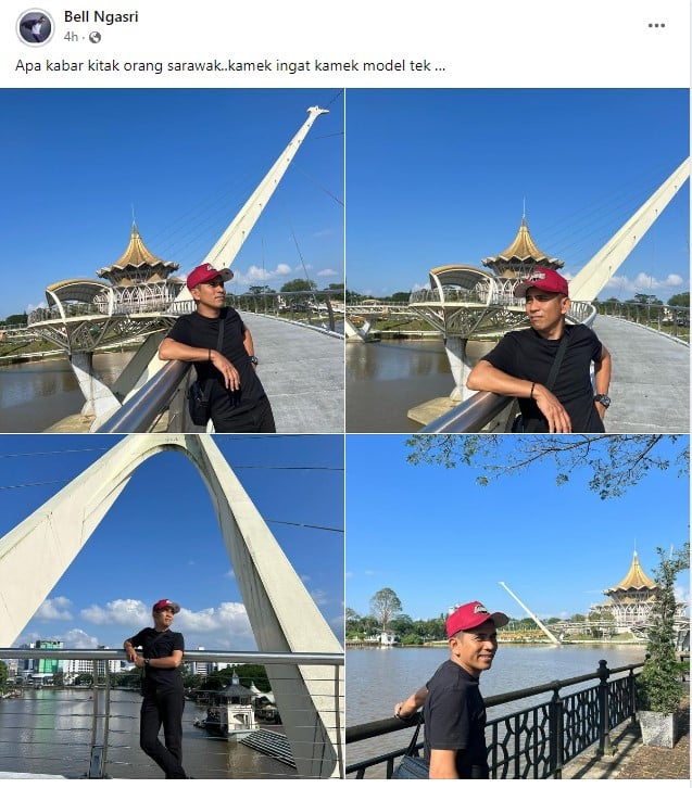 Sempoi Posing Depan DUN, Perkongsian Bell Ngasri Curi Tumpuan Netizen Sarawak