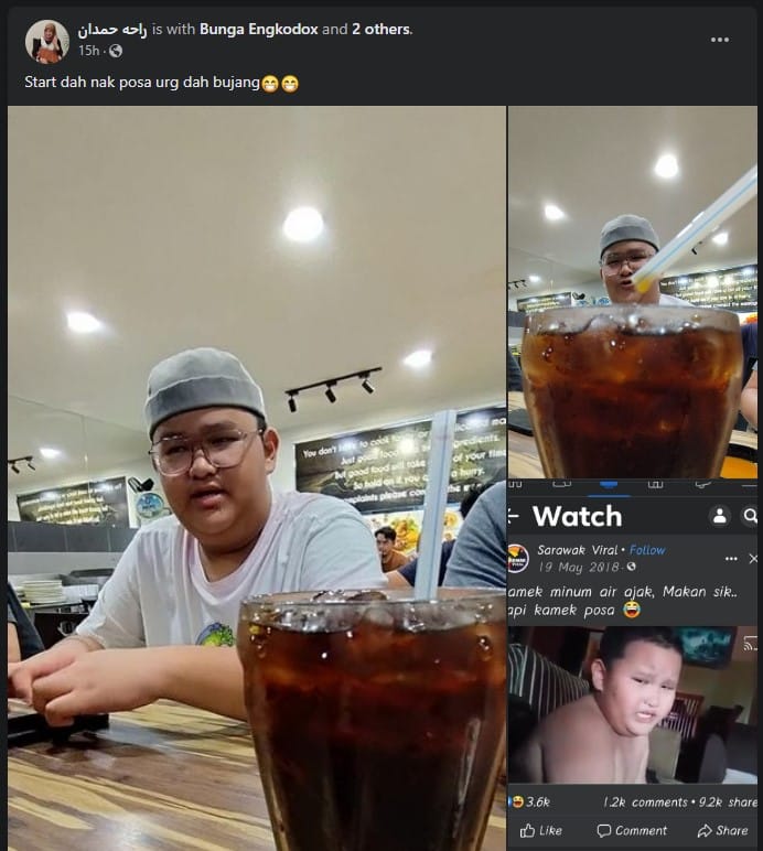 Ingat Lagi Video Ikonik Telatah Budak 'Kamek Haus Bah', Ini Rupa Beliau Sekarang