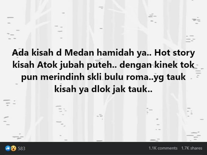 Bikin Meremang, Lelaki Ini Kongsi Kisah Atuk Berjubah Putih 'Penjaga' Di Medan Hamidah