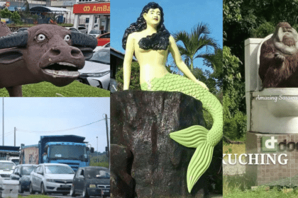 Selain Kerbau 'Beliang', Ini 5 Lagi Kompilasi Mercu Tanda Di Sarawak Bikin Netizen Geli Hati