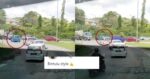 Selamba Buat U-Turn Haram, Aksi 'Berani Mati' Pemandu Di Bintulu Buat Netizen Kecut Perut