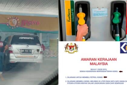 Selamba Isi Minyak RON95, Netizen Panas Hati Lihat Kenderaan Asing Isi Minyak Subsidi