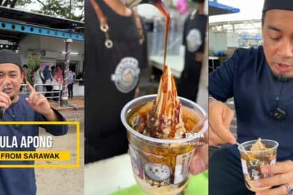 Selepas Laksa Sarawak, Wartawan Semenanjung Ini Puji Keenakan Ais Krim Gula Apong