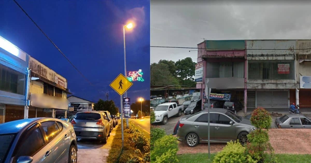 'Selfish' Halang Laluan Pejalan Kaki, Netizen Bengang Dengan Pemilik Bengkel Di Jalan Satok