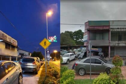 'Selfish' Halang Laluan Pejalan Kaki, Netizen Bengang Dengan Pemilik Bengkel Di Jalan Satok