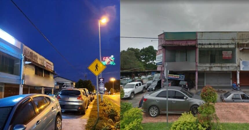 'Selfish' Halang Laluan Pejalan Kaki, Netizen Bengang Dengan Pemilik Bengkel Di Jalan Satok