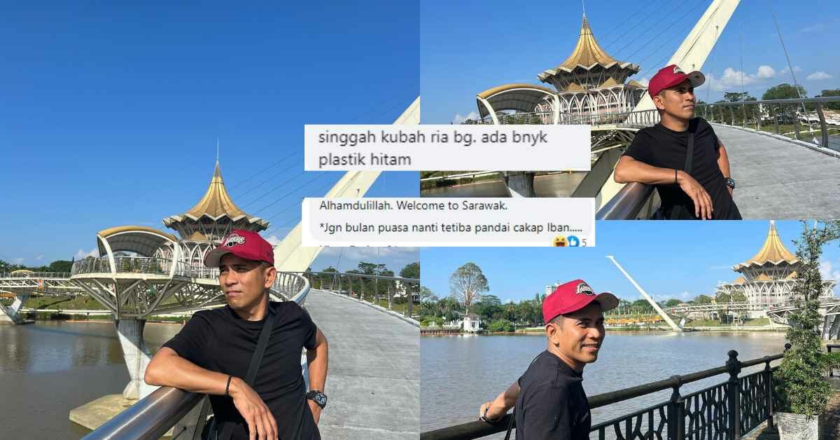 Sempoi Posing Depan DUN, Perkongsian Bell Ngasri Curi Tumpuan Netizen Sarawak
