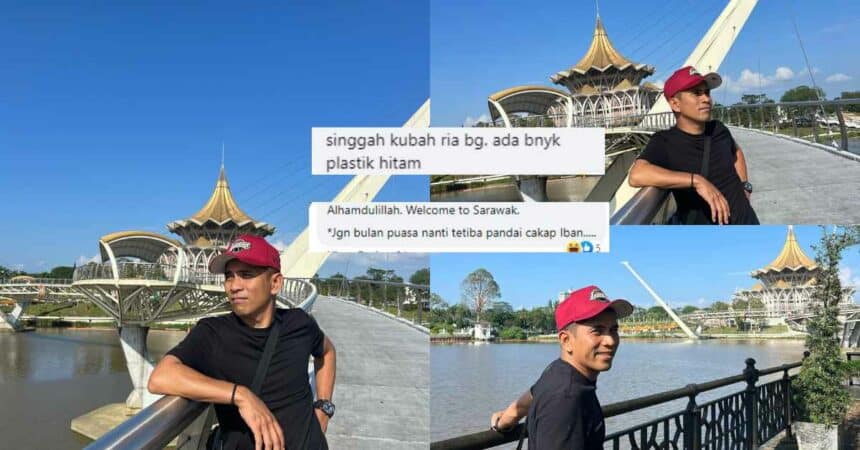 Sempoi Posing Depan DUN, Perkongsian Bell Ngasri Curi Tumpuan Netizen Sarawak