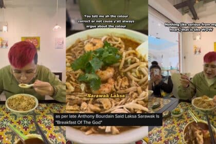 'Speechless' Dibuatnya, Foodie Vlogger Ceddy Puji Keenakan Laksa Sarawak