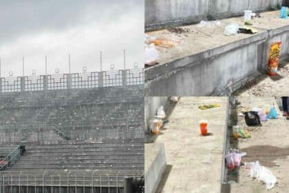 Stadium Negeri Sarawak Dipenuhi Sampah, Netizen Kecewa Lihat Sikap Penyokong Bola Sepak
