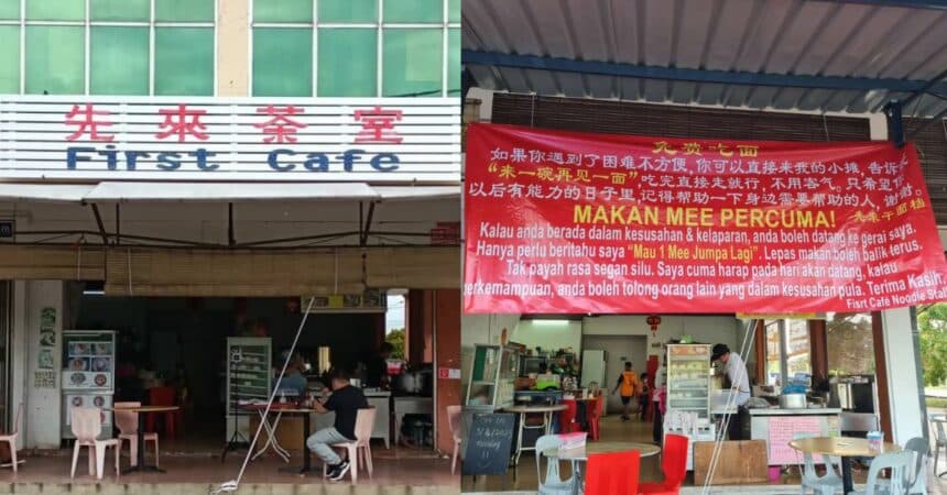 Tawar Mee Percuma Untuk Mereka Dalam Kesusahan, Kafe Di Miri Ini Dipuji Orang Ramai