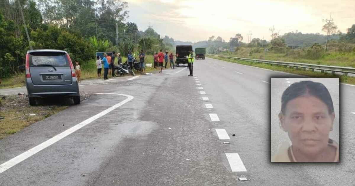 Tergamak Langgar Lari Pejalan Kaki Lintas Jalan, Warga Emas Maut Di Serian