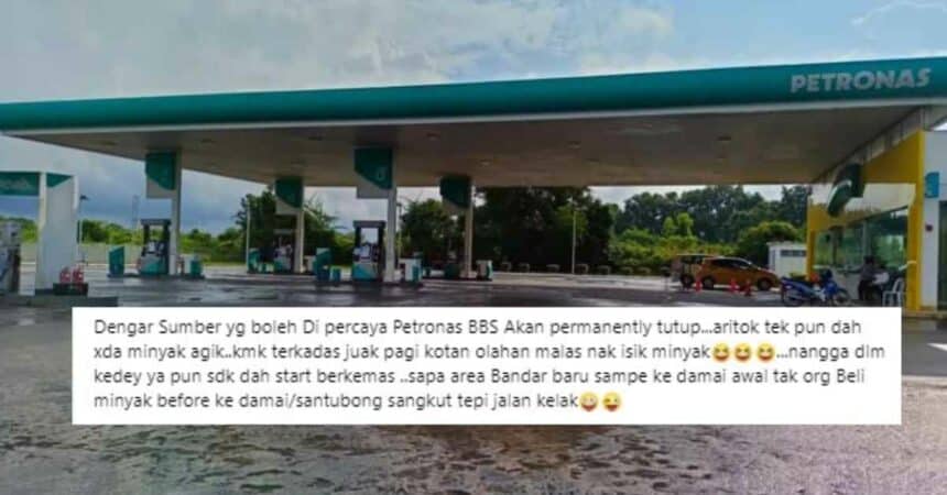 Tidak Lagi Beroperasi, Penduduk Sedih Petronas Jalan Santubong Tutup Secara Tiba-Tiba