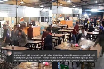 Tular Rakaman Pergaduhan Di Sebuah Kedai Makan Kuching, Ini Penjelasan Daripada Saksi