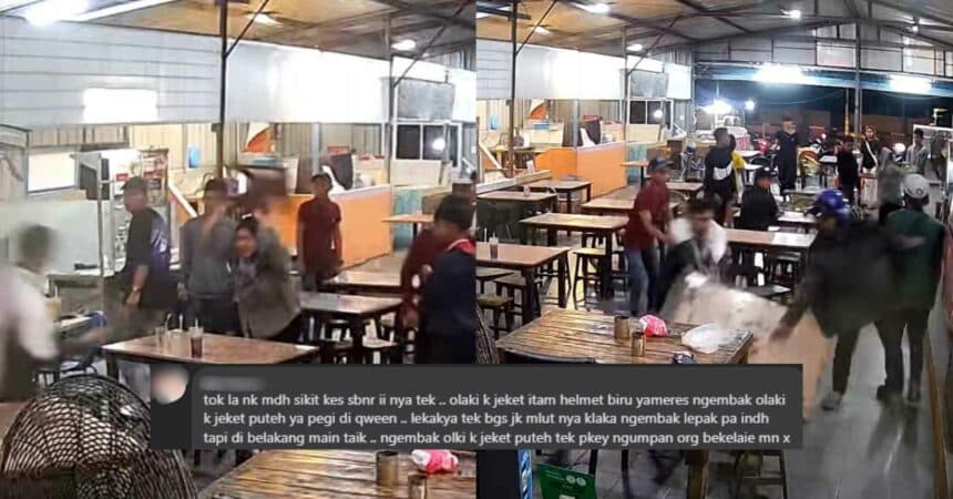 Tular Rakaman Pergaduhan Di Sebuah Kedai Makan Kuching, Ini Penjelasan Daripada Saksi