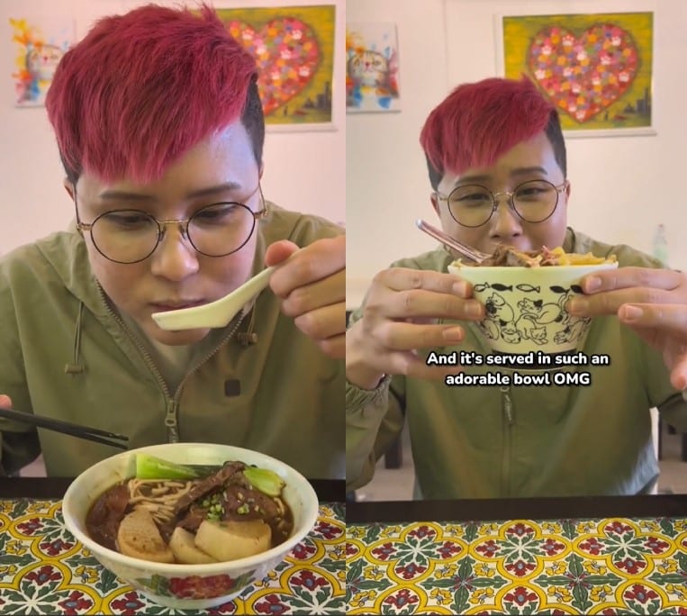 'Speechless' Dibuatnya, Foodie Vlogger Ceddy Puji Keenakan Laksa Sarawak
